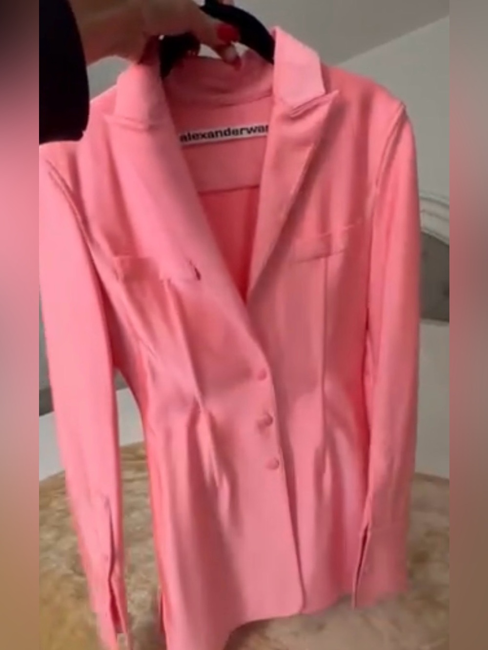 Alexander wang jersey blazer size 2
